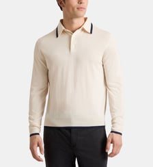 Pull en cachemire merino et soie ras-du-cou Vilebrequin