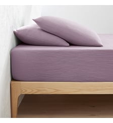 Drap-housse uni gaze de coton bonnet 30cm La Redoute Interieurs