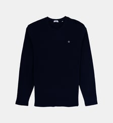 T-shirt manches longues Telo en coton gaufré Serge Blanco