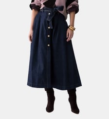 Jupe longue en denim Liu Jo