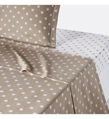 Drap flanelle imprimé pois La Redoute Interieurs