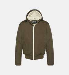 Blouson droit court Bluster2 à capuche Schott