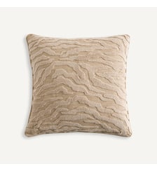 Housse de coussin, broderie bouclette AM.PM