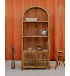 Étagère en rotin Gaëlle N°893- Produit chiné Debongout