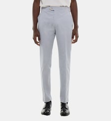 Pantalon ajusté en seersucker à rayures Fursac