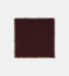 Foulard à fines franges en cachemire Bompard