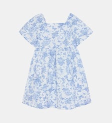 Robe -  coton imprimé inspiration toile de jouy Tartine Et Chocolat
