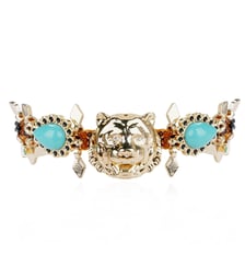 Bracelet de perles et cabochon central tigre CIRKUS Hipanema