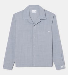 Surchemise oversize laine mélangée Lacoste
