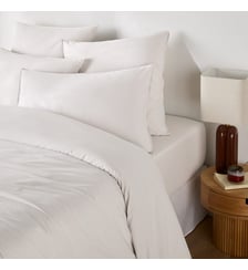 Housse de couette unie en coton lavé La Redoute Interieurs