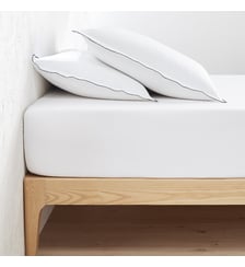 Drap housse percale de coton, bonnet 30cm La Redoute Interieurs
