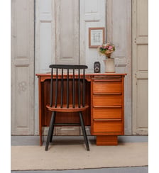 Bureau en teck Edouard N°558- Produit chiné Debongout