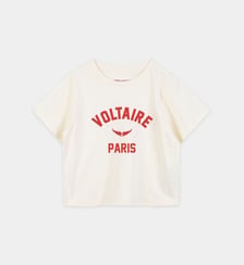 T-shirt coupe droite Zadig&Voltaire Kids