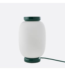 Lampe à poser en verre opaline rainuré et métal fer La Redoute Interieurs