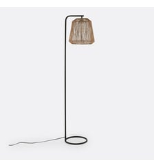 Lampadaire métal fer et chanvre La Redoute Interieurs