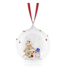 Holiday Cheers Décoration Boule Sapin et Bonhomme de Neige Swarovski