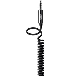 Adaptateur Jack Jack 3.5mm spirale noir - 1M80 Belkin