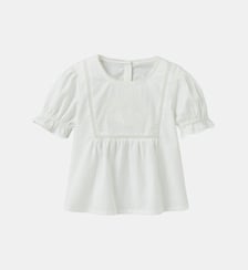 Blouse  plastron brodée Cyrillus