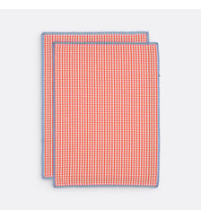 Lot de 2 torchons coton/lin La Redoute Interieurs