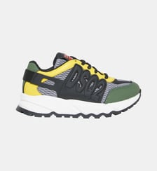 Baskets basses en cuir et maille Dash Dsquared2