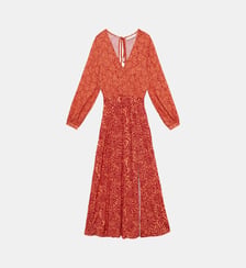 Robe longue droite imprimé imprimé RHEANE La Petite Etoile