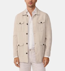 Surchemise Veste De Terrain En Lin Hackett London