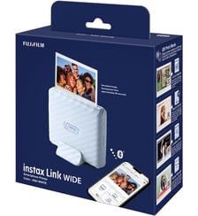 Imprimante photo portable Instax Link Wide White Fuji