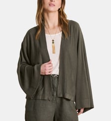 Gilet ouvert ample maille souple La Fée Maraboutée