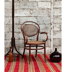 Fauteuil en cannage Ernest N°1501- Produit chiné Debongout