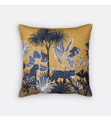 Housse de coussin brodée, 45x45 cm La Redoute Interieurs