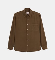 Chemise manches longues velours côtelé Serge Blanco