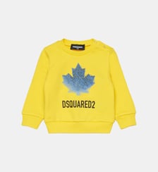 Sweat-shirt à col rond avec logo Dsquared2