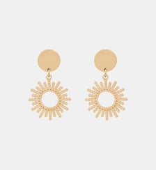 Boucles d'oreilles soleil Acier Inoxydable dorées Balaboosté