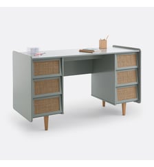 Bureau double caisson 6 tiroirs La Redoute Interieurs