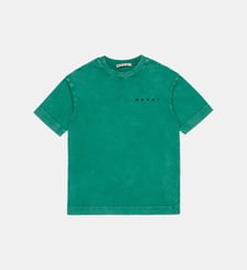 T-shirt col rond avec logo Marni