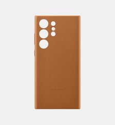 Coque S23 Ultra cuir Camel Samsung