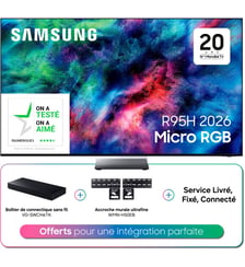 TV RGB TMR75R95H (2026) 75" (189 cm) 4K - Smart TV IA, anti-reflet, Micro RGB (couleurs ultra-détaillées) Samsung