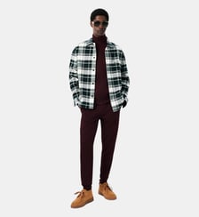 Sweatshirt Commuter zippé jersey double face Lacoste