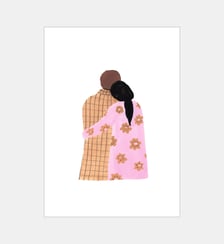 Poster   Couple - The Poster Club x Laura Page Poster & Frame