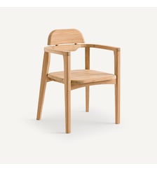 Fauteuil de table en teck massif AM.PM