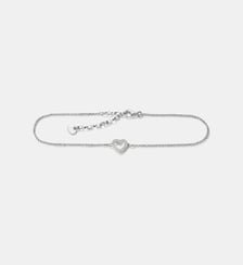 Chaîne de cheville cœur avec zirconia Thomas Sabo
