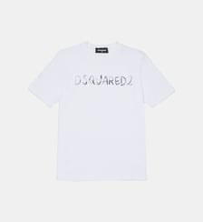 T-shirt col ras-du-cou avec logo Dsquared2