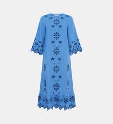 Robe en lin à broderies ajourées - ANTONIA Gerard Darel