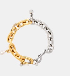 Collier XL Link bicolore de style punk Rabanne