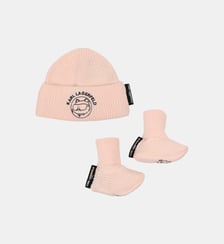 Ensemble bonnet et chaussons Karl Lagerfeld Kids