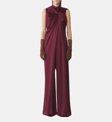 Combinaison Longue En Satin Lanvin