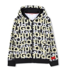 Cardigan imprimé en molleton Hugo Kids