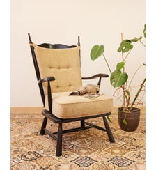 Fauteuil en bois Ernest N°1578- Produit chiné Debongout