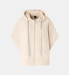 Blouson à capuche avec chaîne en molleton Pinko