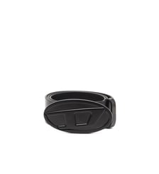 Ceinture de 4 cm en cuir avec plaque Oval D Diesel
